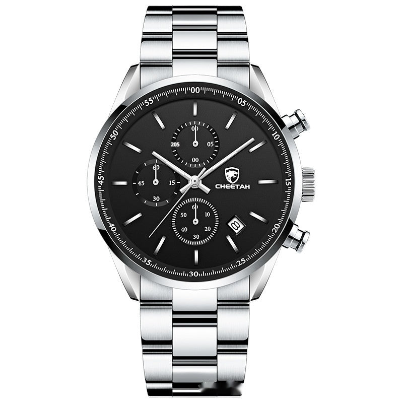 Business Leisure Men's Watch Multi-functional Waterproof Quartz Watch