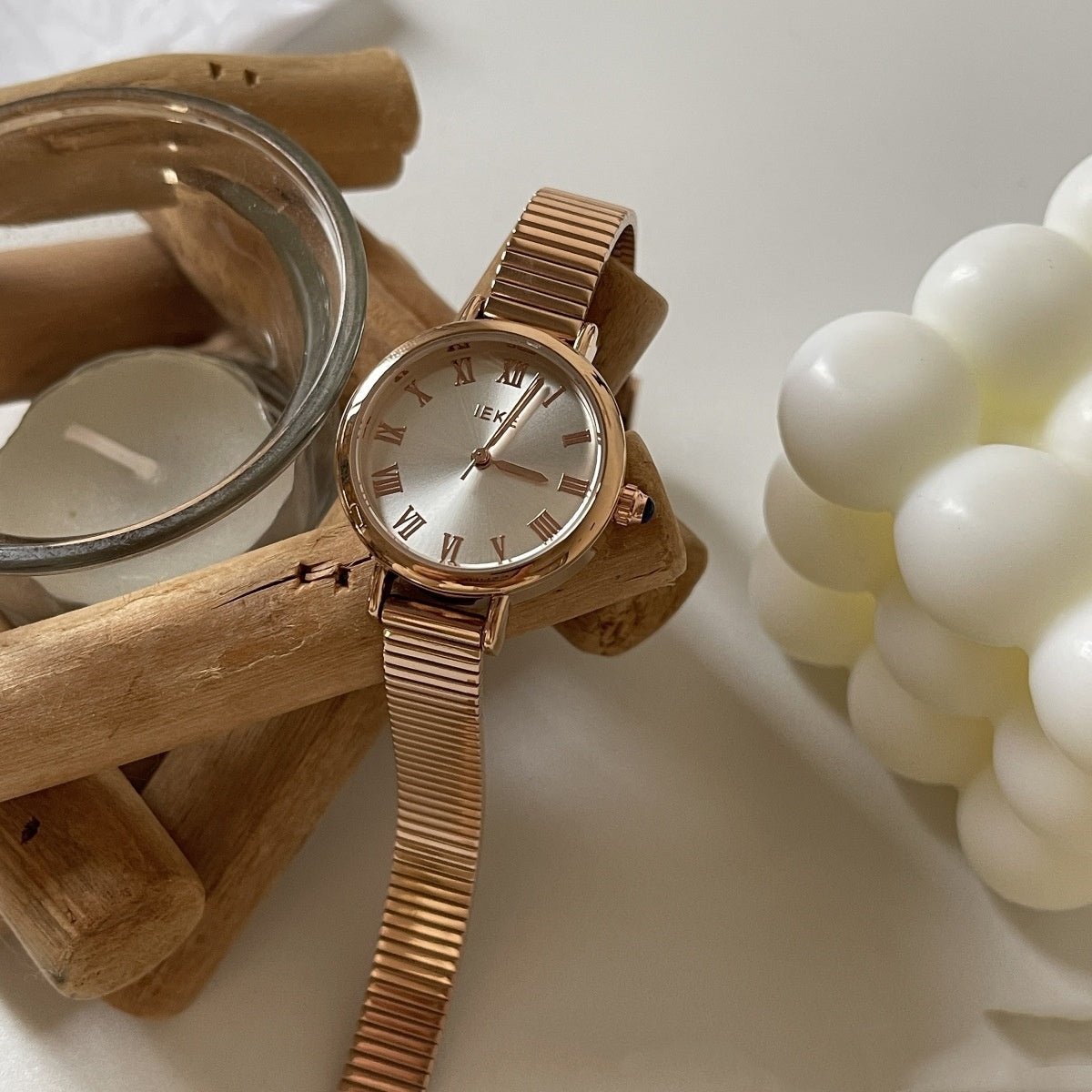 Elegant Steel Watch Women's Light Luxury High-end Sense