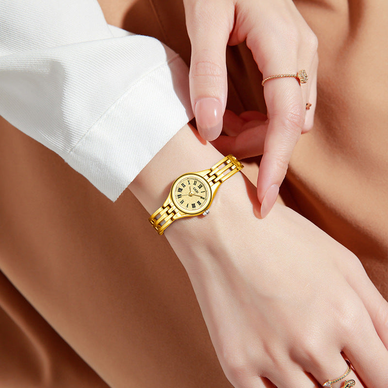 Simple And Compact Student's Watch Niche High-grade Hollow Bracelet Watch