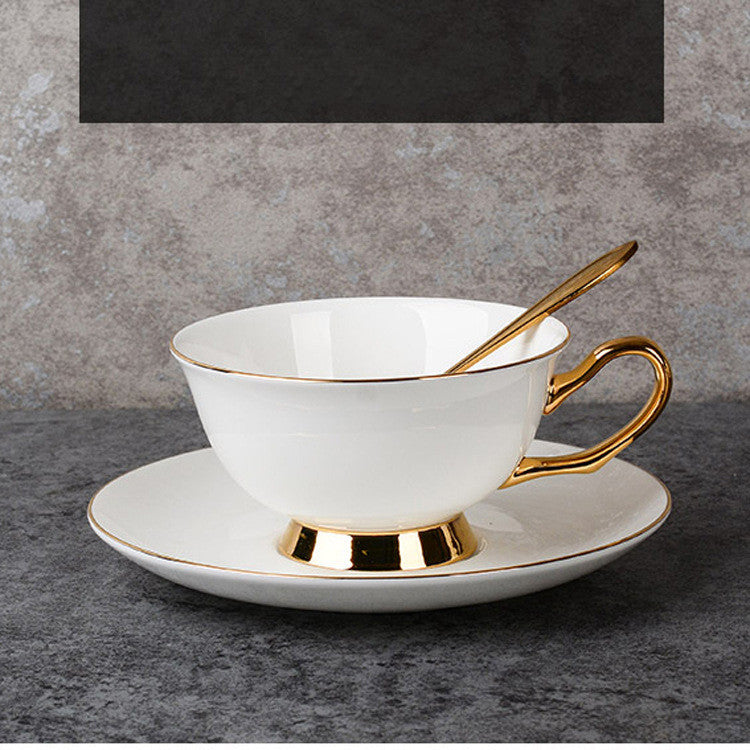 Bone China -paiGoldnted Coffee Cup And Saucer Afternoon Tea Tea Set