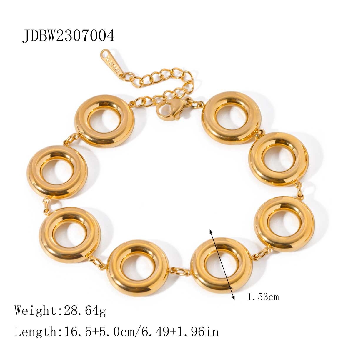 Stainless Steel Gold And Silver Contrast Color Ring Pendant Earrings