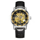 Steel Strip Hollow Gold Manual Mechanical Watch
