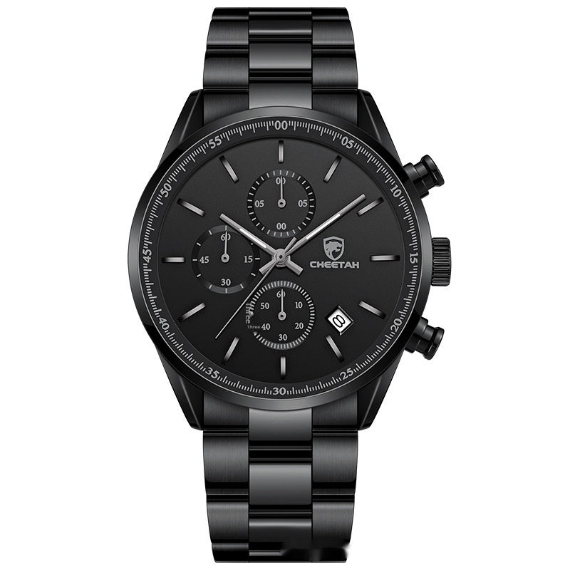 Business Leisure Men's Watch Multi-functional Waterproof Quartz Watch
