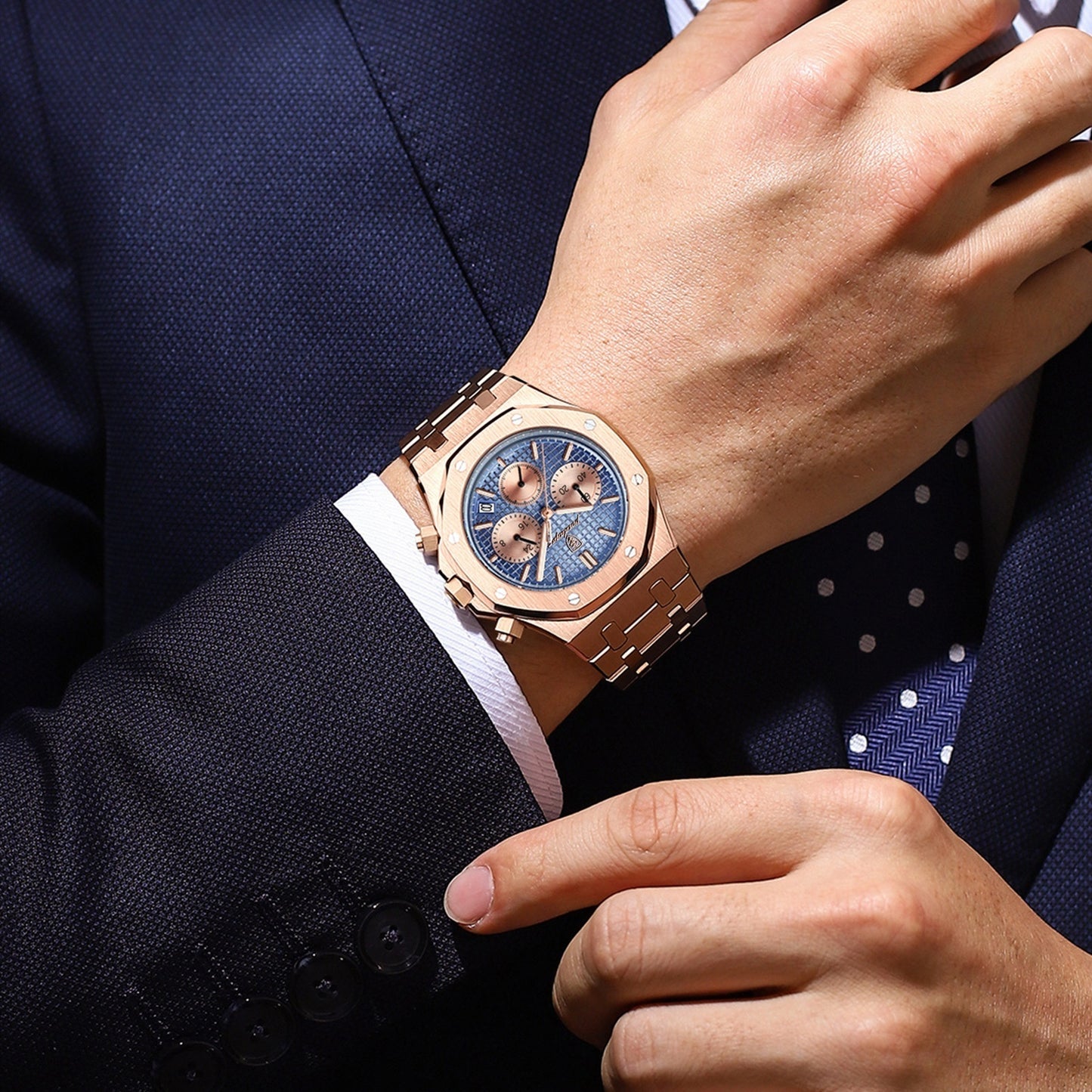 Multi-functional Quartz Men's Watch Trendy Watch