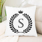Hot Sale English Letter Flannel Throw Pillow Office Home Cushion