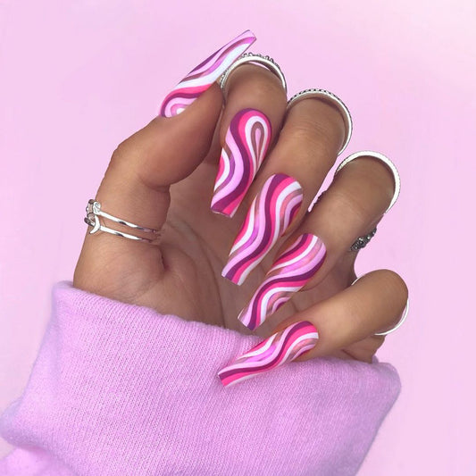 Fake Nails Wear Nails Autumn And Winter Frosted Personality Waterproof Ballet Nails