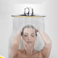 Shower Head 6inch Pressurized Hand-held Overhead Universal Shower Head Shower Set