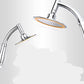 Shower Head 6inch Pressurized Hand-held Overhead Universal Shower Head Shower Set