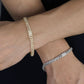 6mm Single Row Full Diamond Cuban Link Chain Zircon Necklace