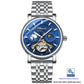 Xinghe Moon Phase Hollow Tourbillon Mechanical Watch Luminous