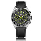Thin Rubber Strap Quartz Watch Fashion Clock Six-pin Timing Sports Wrist