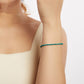 Fashion Turquoise Bracelet Sterling Silver White Gold Plated