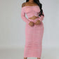 Stretch Solid Color Sexy Dress