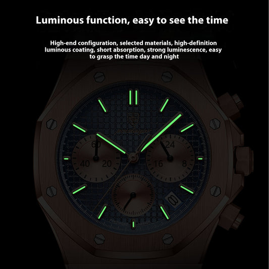 Multi-functional Quartz Men's Watch Trendy Watch