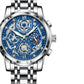 High-grade Waterproof Hollow Out Luxury Large Dial