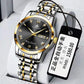 New Luminous Double Calendar Quartz Stainless Steel Waterproof Men's Watch With Watch
