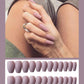 Frosted ballet fake nails