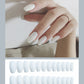 Frosted ballet fake nails