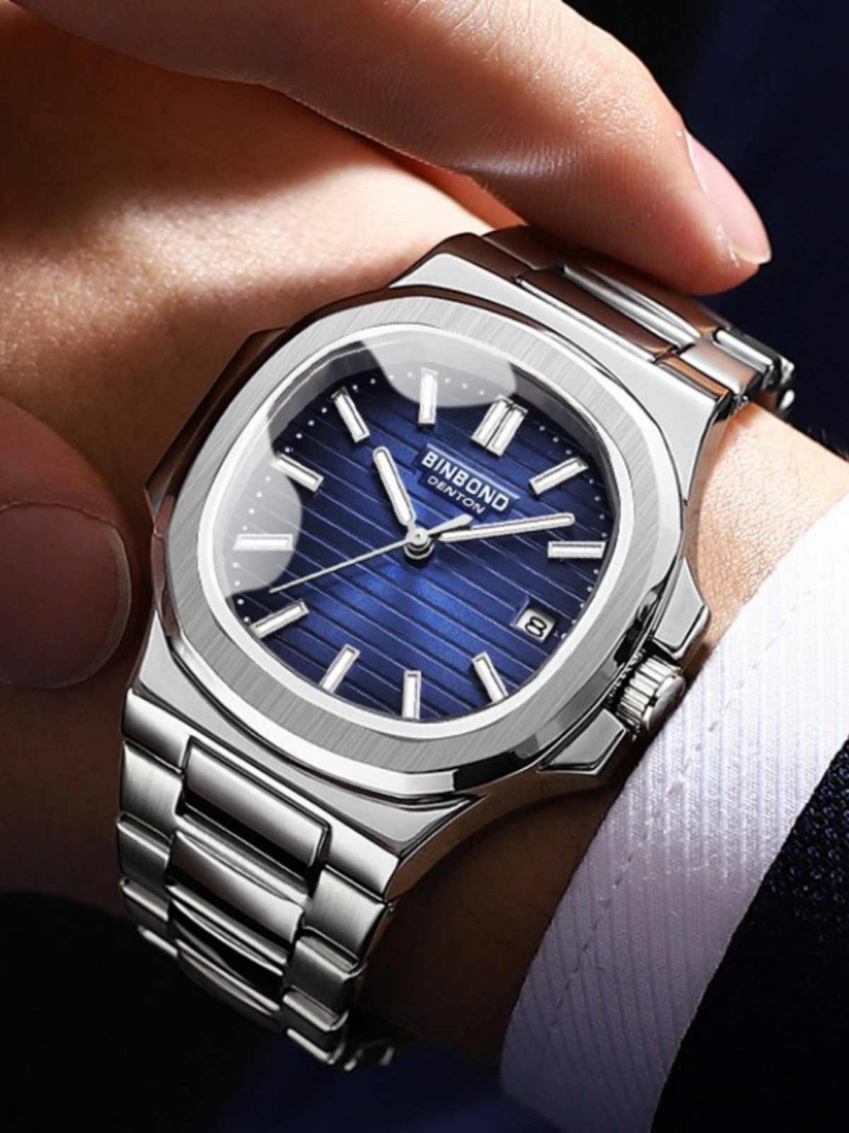 Men's Business Fashion Waterproof Square Watch