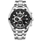 Men's Watch Business Steel Belt Quartz Watch