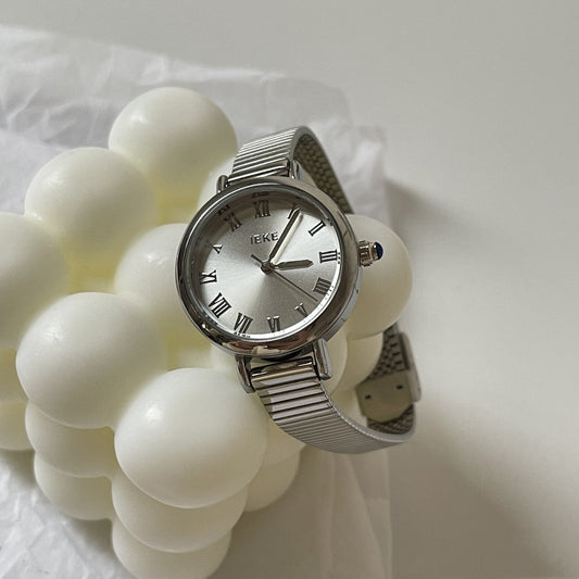 Elegant Steel Watch Women's Light Luxury High-end Sense