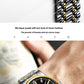 Automatic Mechanical Watch Belt Style Business Waterproof Luminous Internet Celebrity Student Fine Steel