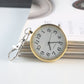 Clear Numbers Luminous Watch Keychain Pocket Watch