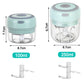 Mini Electric Garlic Chopper USB Charging Ginger Masher Machine Sturdy Durable Chili Vegetable Crusher Kitchen Tool