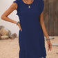 Elegant Solid Color Sleeveless Dress Women
