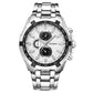 Men's Watch Business Steel Belt Quartz Watch