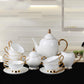 Bone China -paiGoldnted Coffee Cup And Saucer Afternoon Tea Tea Set