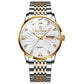 Fashion Quartz Watch Steel Belt Double Calendar Men's Watch Waterproof