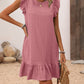 Elegant Solid Color Sleeveless Dress Women