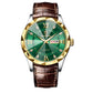 Genuine Leather Men's Waterproof Leisure Fashion Business Men's Student Quartz Watch