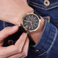 Fashion Calendar Week Quartz Handsome Men's Watch