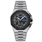 Sun Moon Star Multi-function Waterproof Watch Men