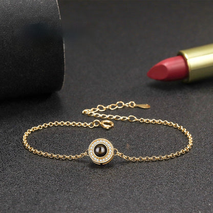 S925 Sterling Silver Disc Simple Design Bracelet
