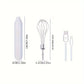 Hand-held Electric Whisk Household Baking Cake Egg White Whisk Small Straight Handle Whisk Wireless Whisk