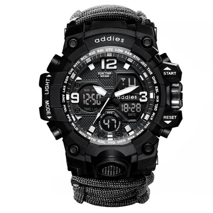 Multifunctional Sports Watch Outdoor Mountaineering Tactical Men's Waterproof