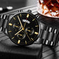 Calendar Steel Watch Men's Large Dial Quartz Watch Men's Watch