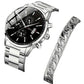 Fashion Temperament Men's Steel Strap Watch