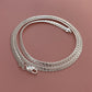 925 Silver Plated Car Lace Bracelet