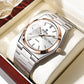 Fashion Stainless Steel Buckle Men's Business Casual Quartz Watch