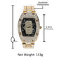 Hip Hop Niche Barrel-shaped Simplicity Diamond Color Matching Quartz Watch