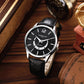 Men's Fashion Quartz Watch Genuine Leather Strap