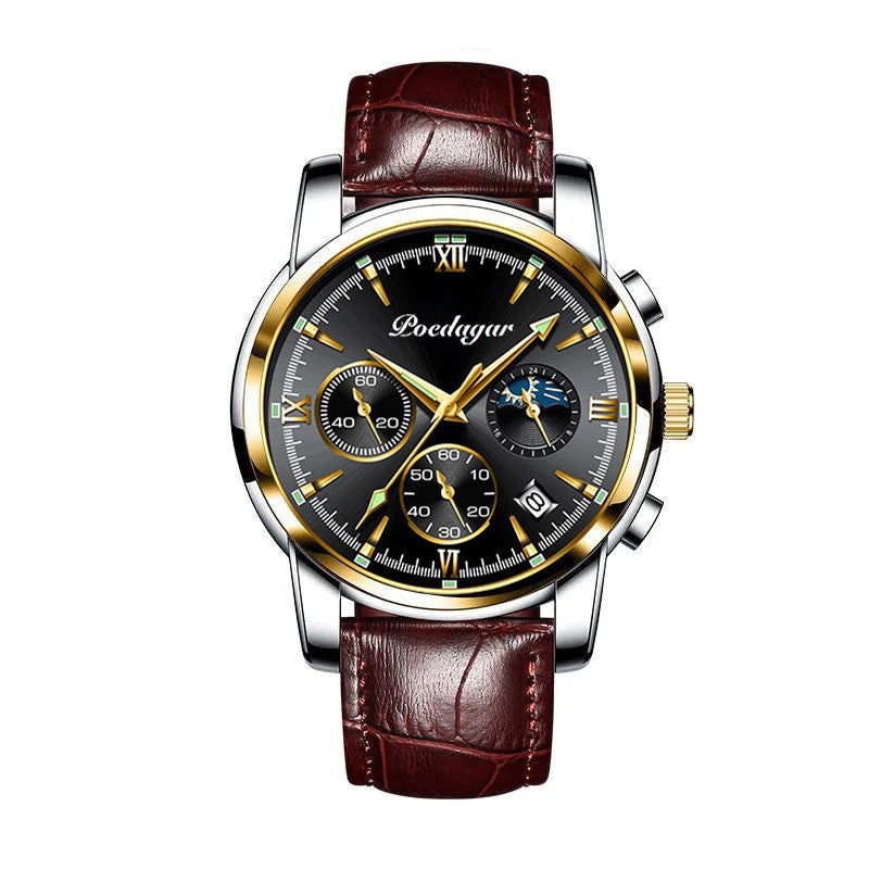 Quartz Ultrathin And Simple Belt Men's Watch