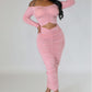 Stretch Solid Color Sexy Dress