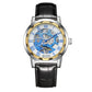 Steel Strip Hollow Gold Manual Mechanical Watch