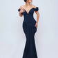 Off-shoulder V-neck Dress Women