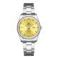 Quartz Calendar Waterproof Steel Strap Women's Watch